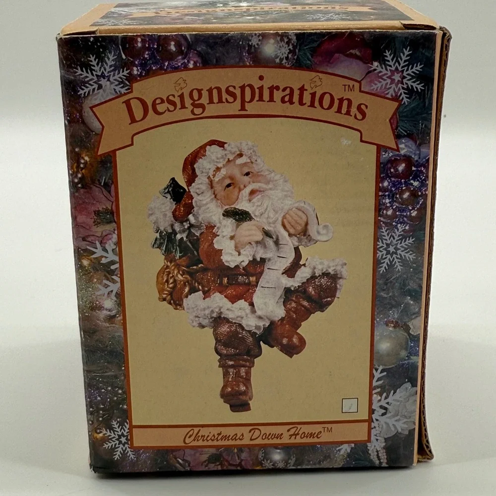 Vintage Christmas Down Home Santa Figurine Holiday Decor Festive Collectable